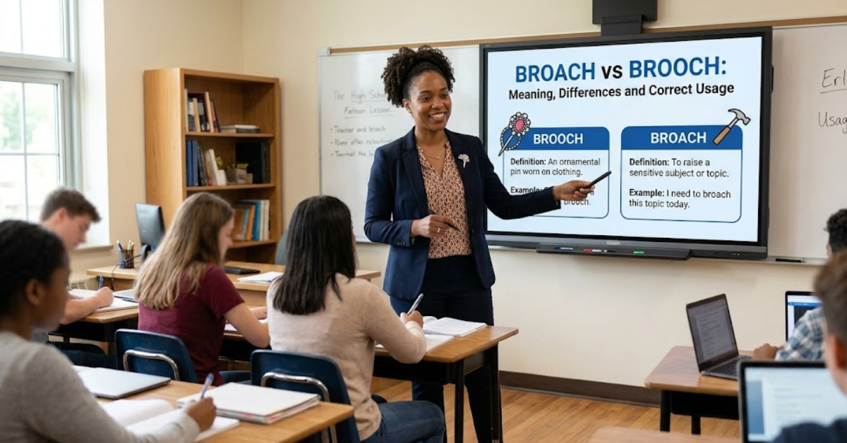 Broach vs Brooch Meaning, Differences and Correct Usage
