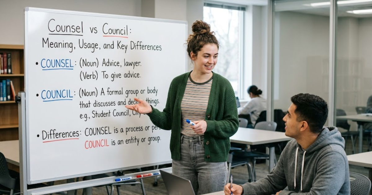 Counsel vs Council Meaning, Usage, and Key Differences