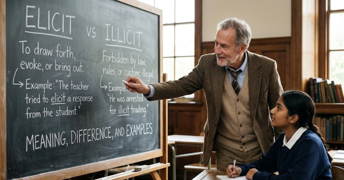 Elicit vs Illicit: Meaning, Difference, and Examples