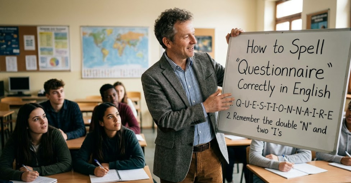 How to Spell Questionnaire Correctly in English