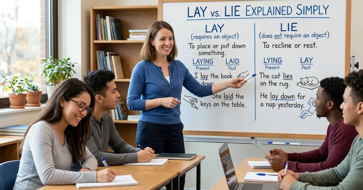Lay vs Lie Explained Simply: Grammar Made Easy