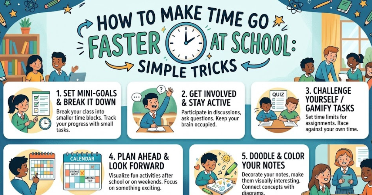 How to Make Time Go Faster at School: Simple Tricks