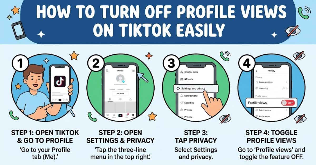 How to Turn Off Profile Views on TikTok Easily