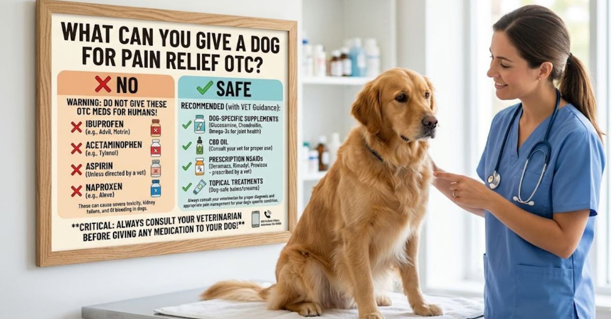 What Can You Give a Dog for Pain Relief OTC?