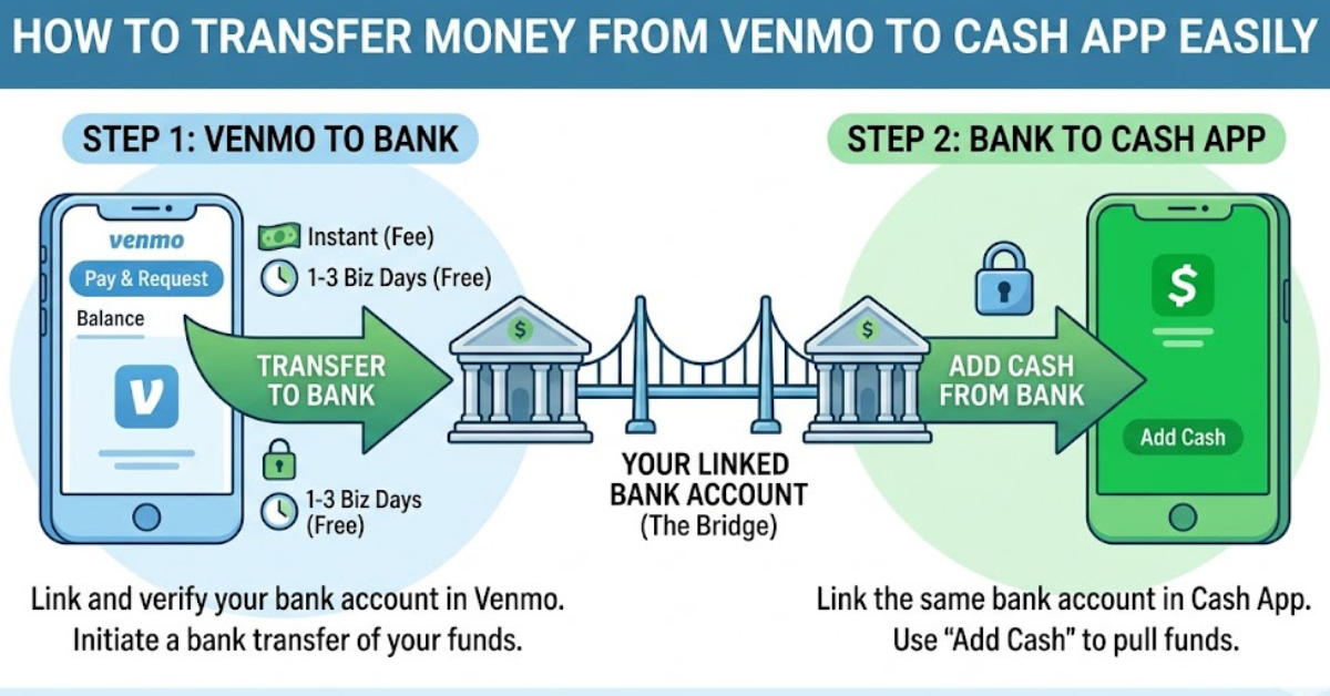 How to Transfer Money from Venmo to Cash App Easily