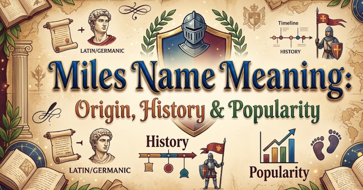 Miles Name Meaning: Origin, History & Popularity