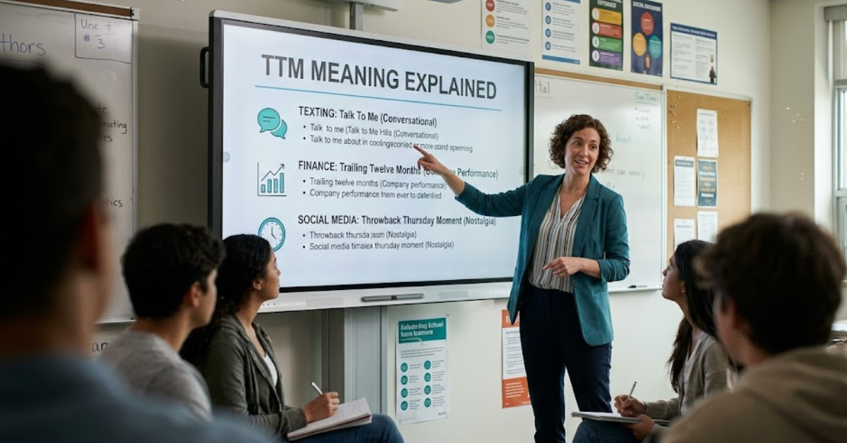 TTM Meaning Explained Text, Finance, and Social Media